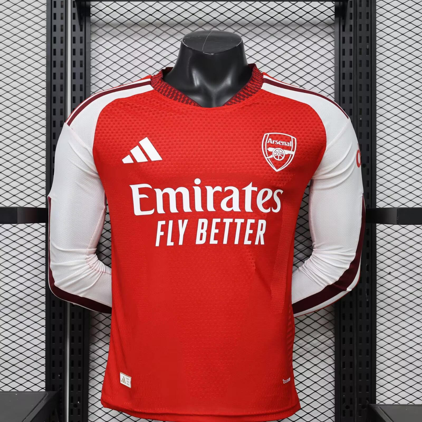 2026/2027 Player Version Long Sleeves Arsenal Home Football Shirt 1:1 Thai Quality（The player version jersey is a bit tight, please pay attention to the size selection）
