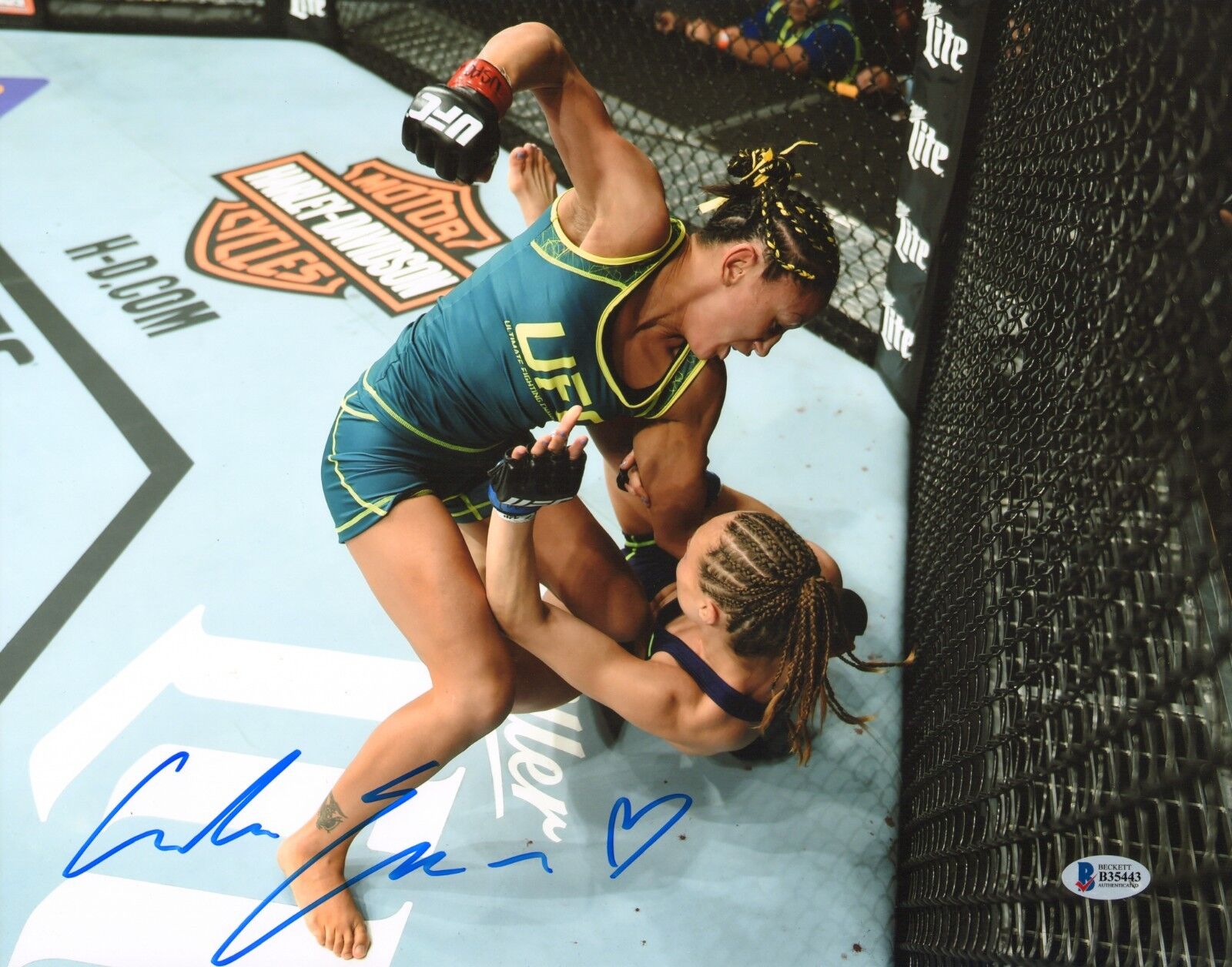 Carla Esparza Signed UFC 11x14 Photo Poster painting BAS Beckett COA TUF 20 Picture Autograph 9