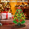 Diamond Painting Double Sided 3D Red Christmas Tree Tabletop Ornaments Kits