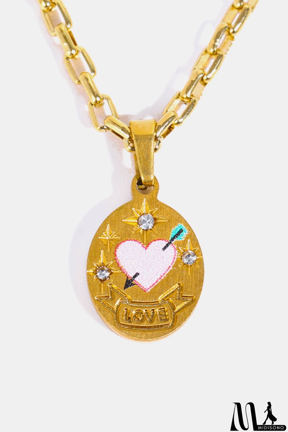 MidiSono - Stainless Steel 18K Gold-Plated Necklace