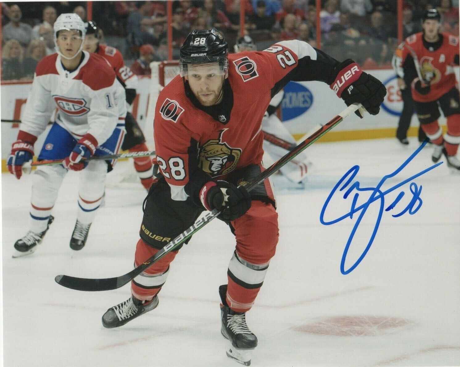 Ottawa Senators Connor Brown Autographed Signed 8x10 NHL Photo Poster painting COA #1