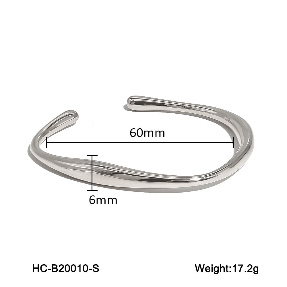 Classic Kajia Couple Titanium Steel Bracelet Fashionable And Versatile Starry Sky Diamond Stainless Steel Ladies Bracelet