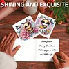 6PCS Diamond Painting Bees Greeting Cards Postcards with Envelopes