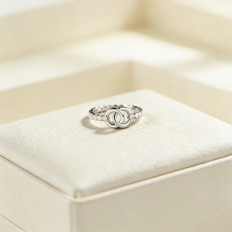 Mother & Daughter Interlocking Ring