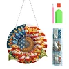Independence Day Sunflower Double Sided - 5D DIY Pendant