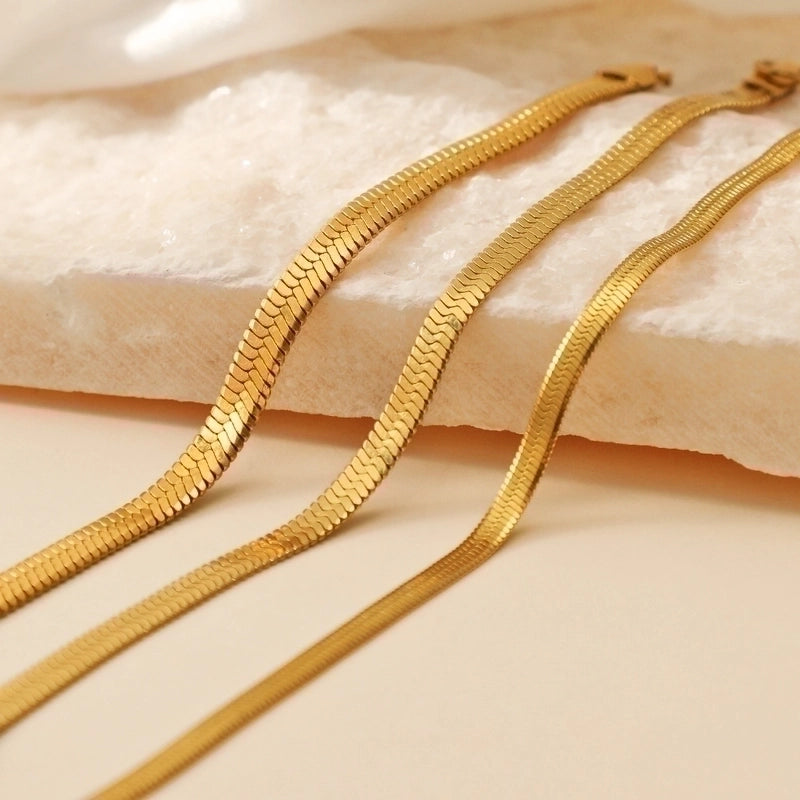 Fashion Geometric 304 Stainless Steel Stainless Steel Bracelets In Bulk