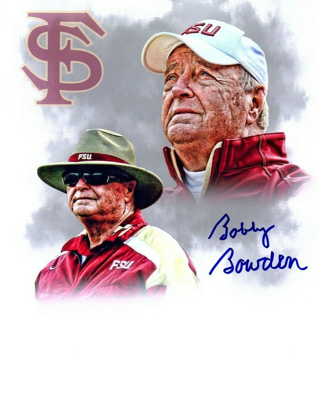 Bobby Bowden Florida State Seminoles signed autographed 8x10 football Photo Poster painting c