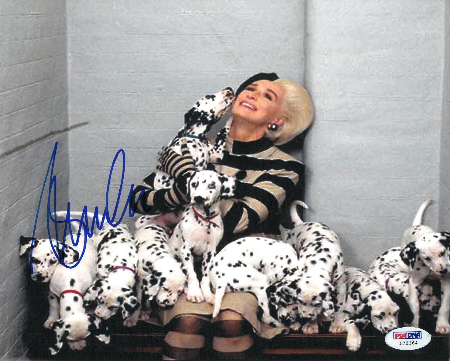 Glenn Close Signed '101 Dalmation' Authentic 8x10 Photo Poster painting (PSA/DNA) #I72364