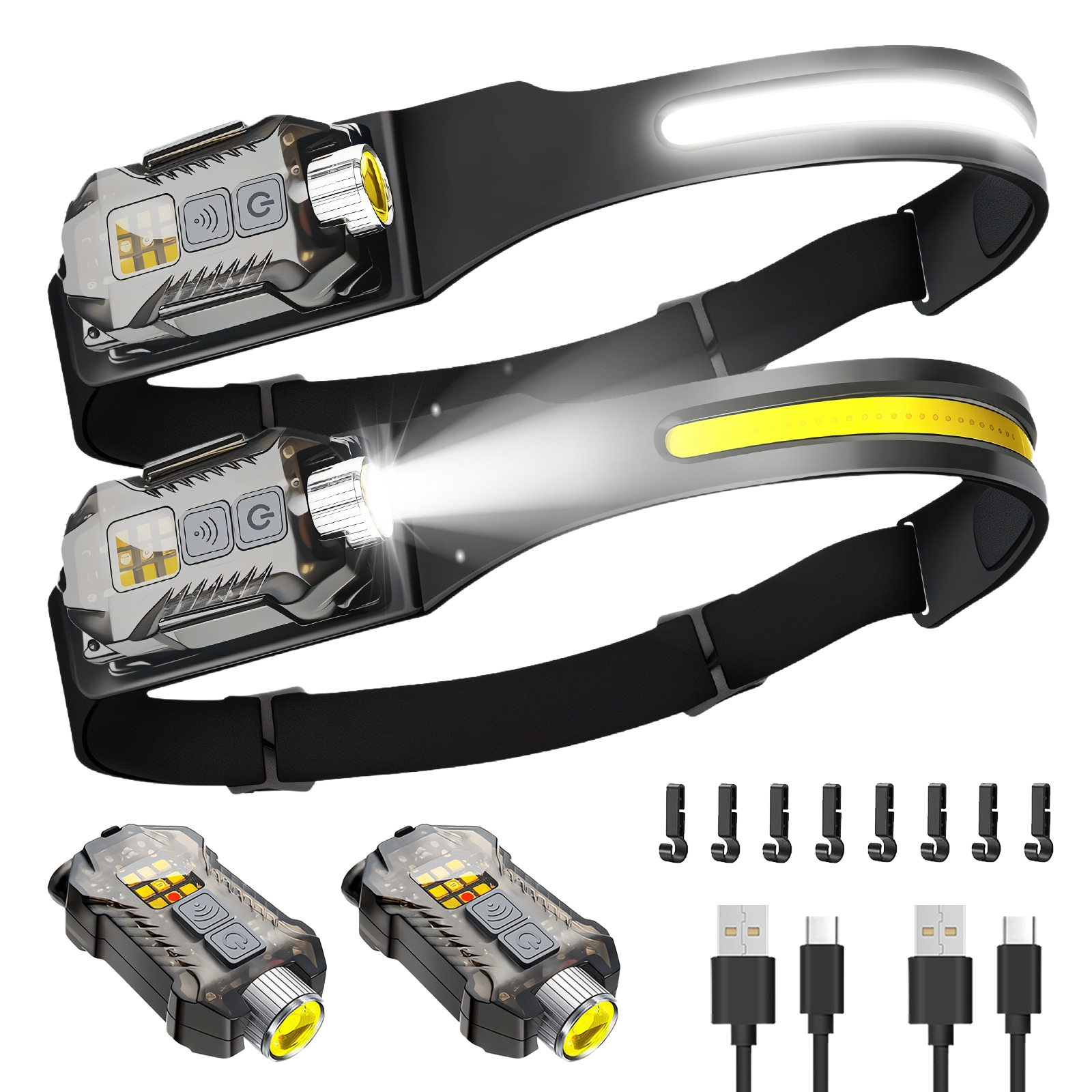 Wide Beam Headlamp Detachable Side Light-Victoper