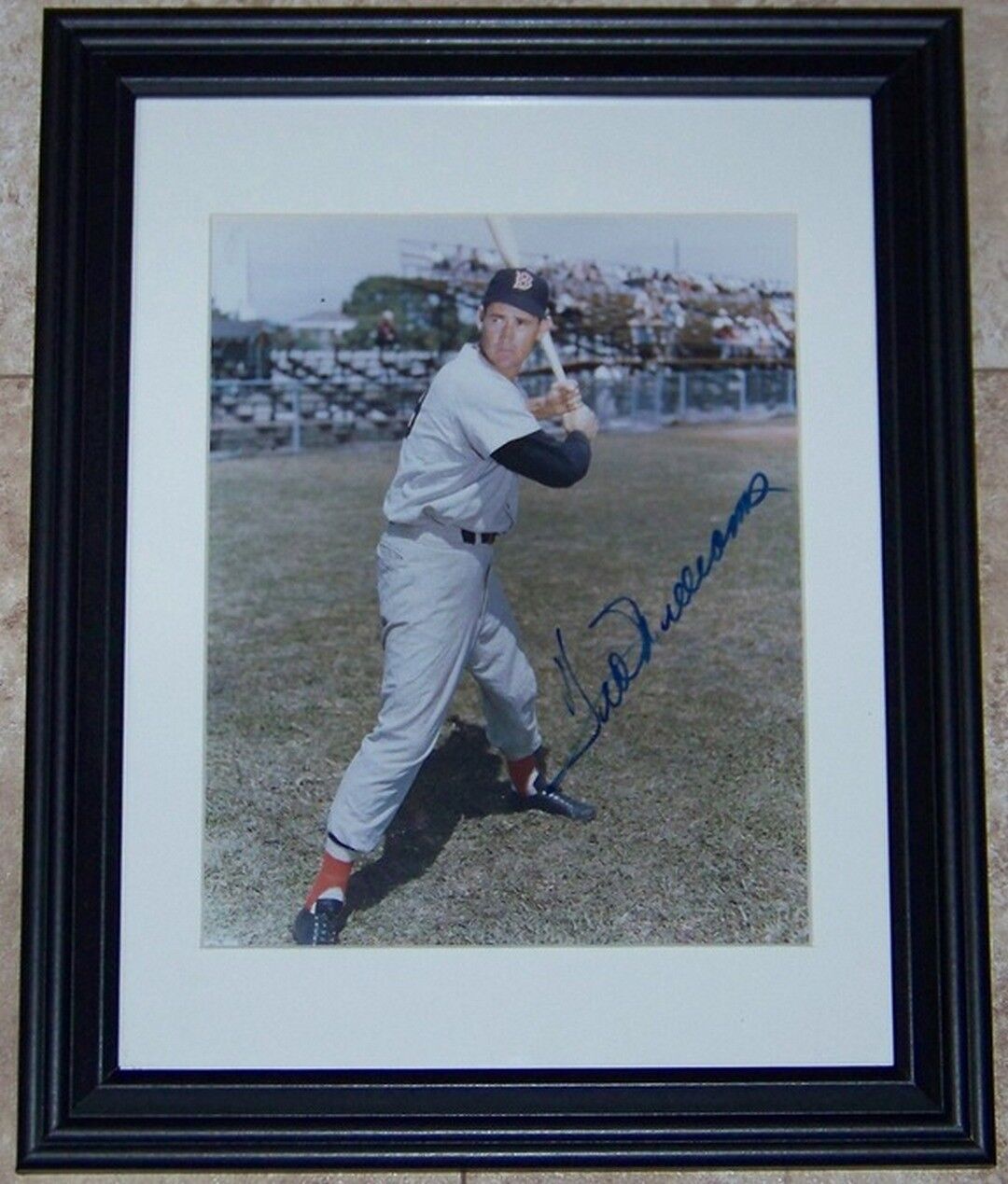 Ted Williams Signed Baseball Photo Poster painting Autograph Reference LOA PSA BAS JSA GUARANTEE