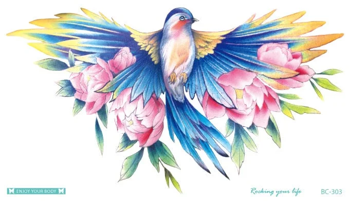 38 Kinds Adult Chest Back Tattoo Big Size Sexy Flowers Mandala Totem Waterproof Temporary Body Art Sticker tatouage temporaire