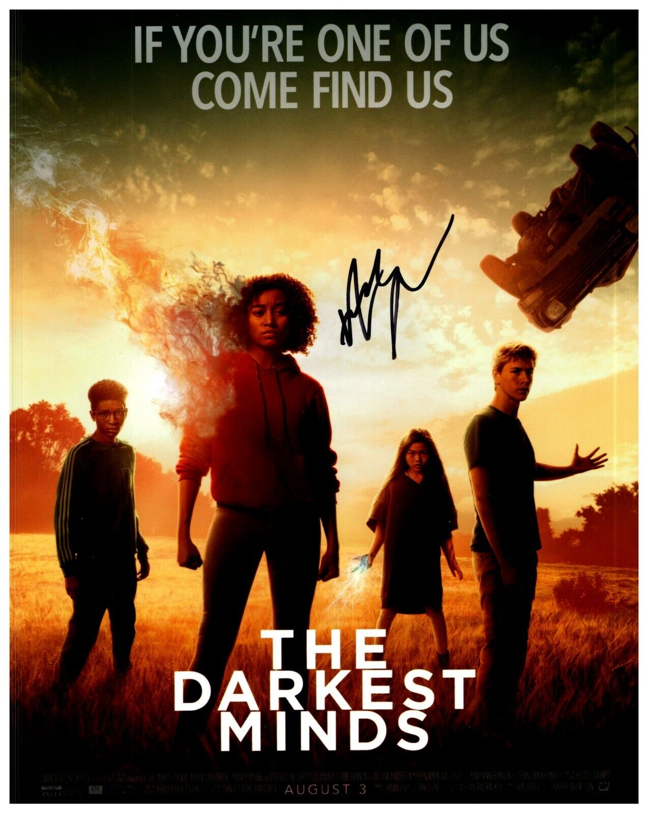 ~~ AMANDLA STENBERG Authentic Hand-Signed THE DARKEST MINDS