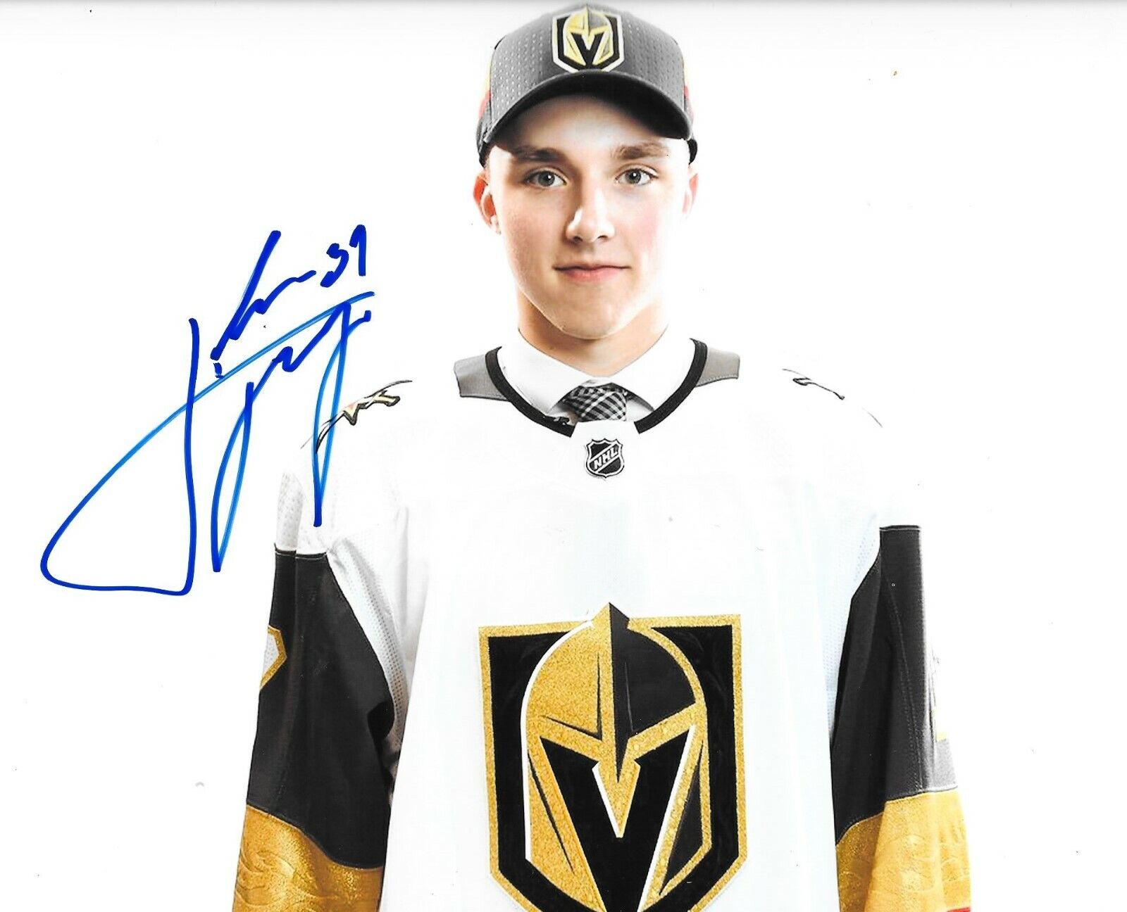 Jake Leschyshyn signed Las Vegas Golden Knights 8x10 Photo Poster painting autographed