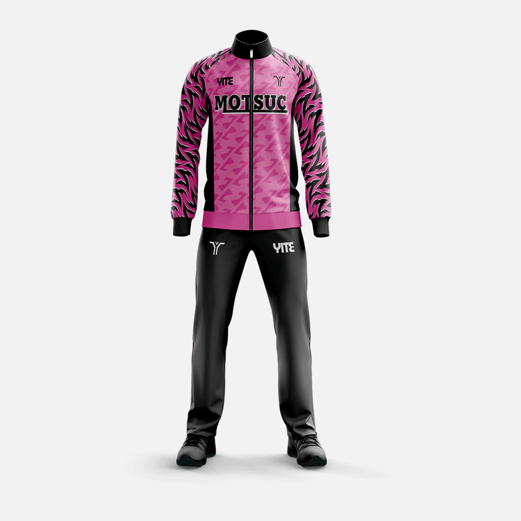 YITE | LWT24-012- Pink And Black Tracksuit