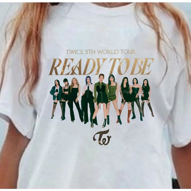 TWICE 5th World Tour READY TO BE Photo T-shirt