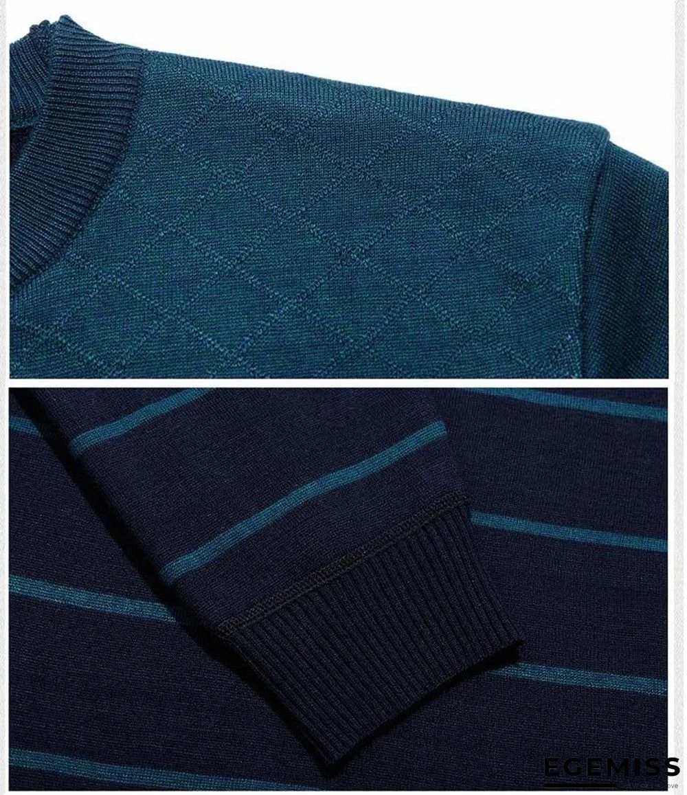 fashion casual clothing social fitness bodybuilding striped t shirts men t-shirt tee shirt pullover sweater | EGEMISS