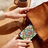 (US Local)Diamond Painting Card Holder Coin Purse Diamond Art Wallet for Women (Mandala)