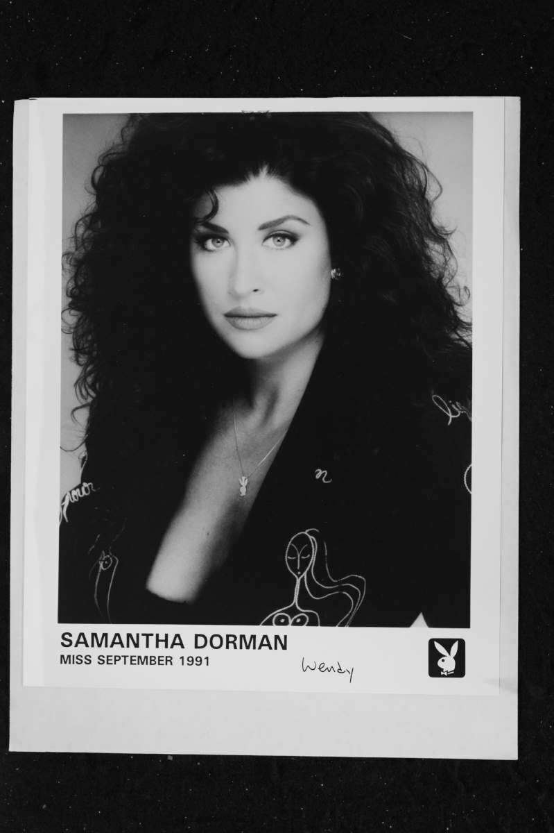 Samantha Dorman - 8x10 Headshot Photo Poster painting w/ Resume - PLAYBOY SEPT 91