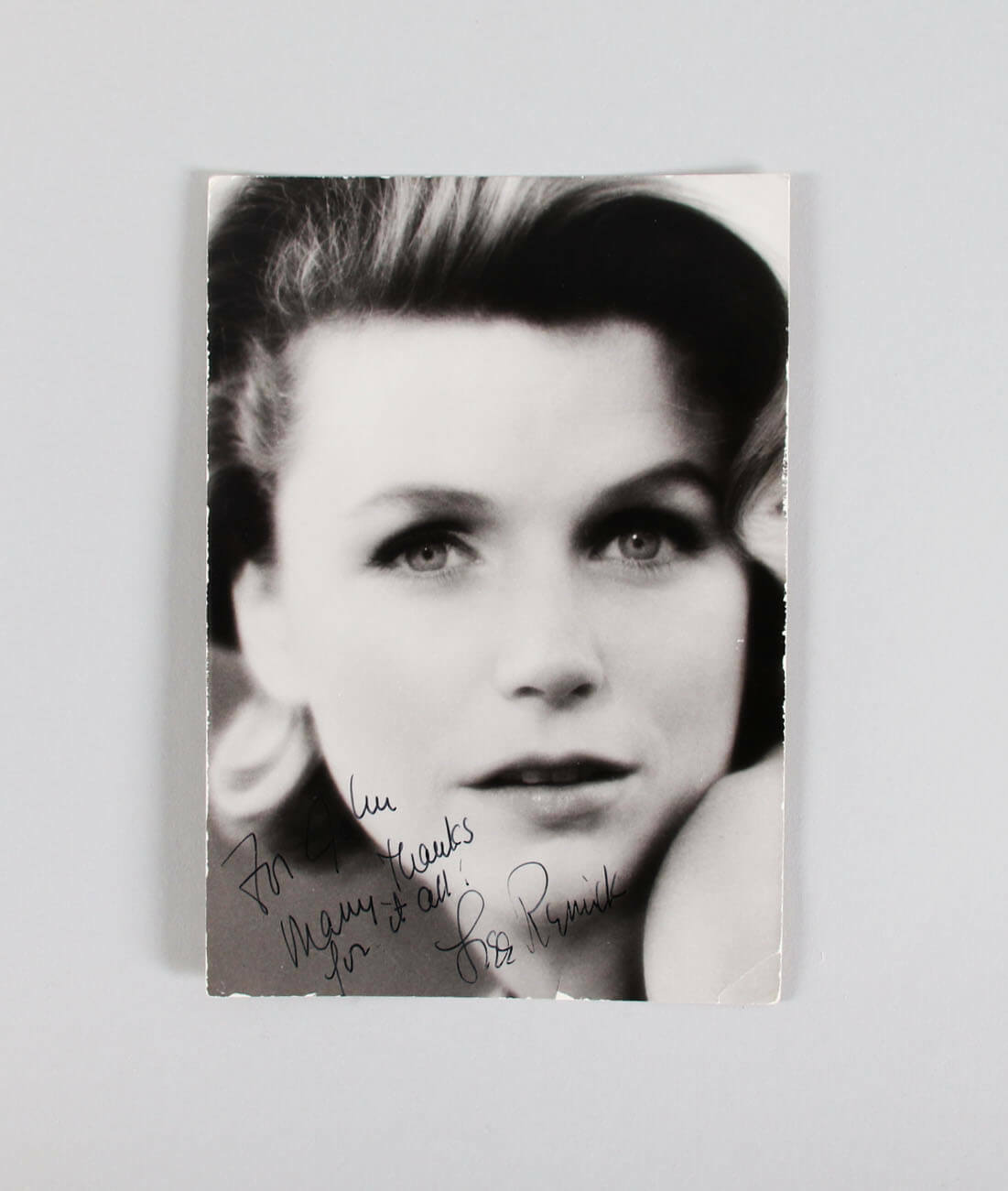 Lee Remick Signed Photo Poster painting - COA JSA