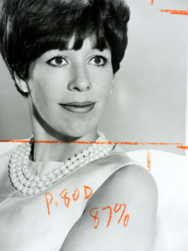 CAROL BURNETT T.V. Publicity Photo Poster painting 8 x 10 Head Shot CBS SHOW COMEDY 1960's ak463