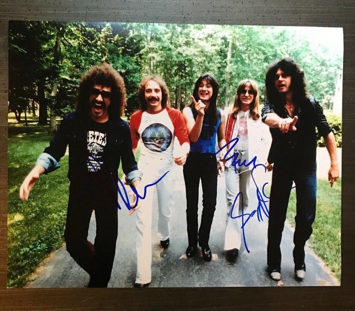 * JOURNEY * signed autographed 11x14 Photo Poster painting * SCHON, VALORY & ROLIE * 2