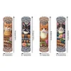 4Pcs Cats Special Shape Diamond Painting Bookmark for Reading Day Gifts