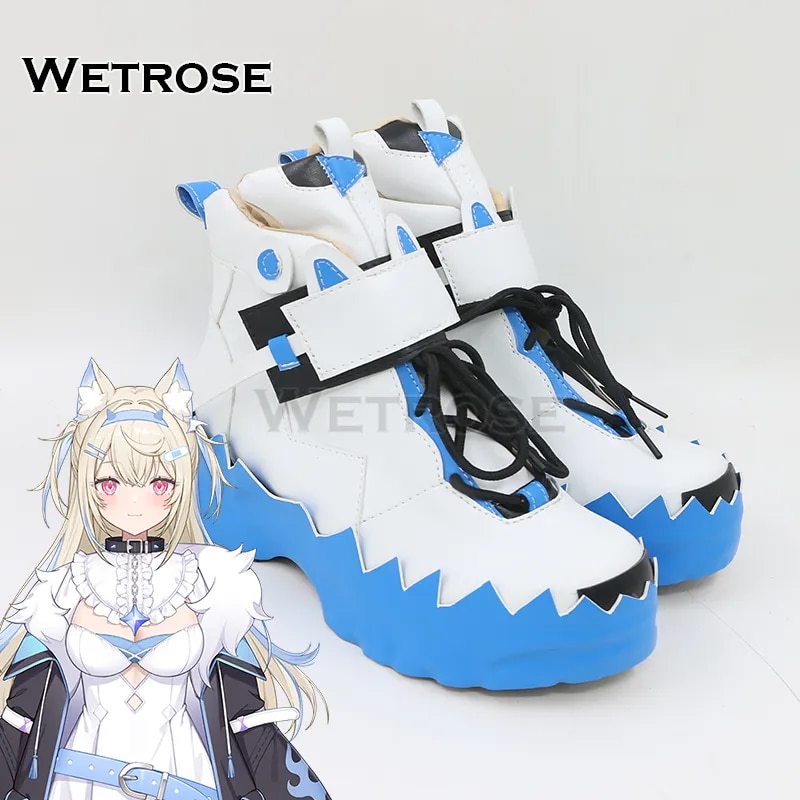 [Wetrose] In Stock Fuwawa Abyssgard Hololive EN 3rd Advent Vtuber Cosplay Shoes Holo Sneakers