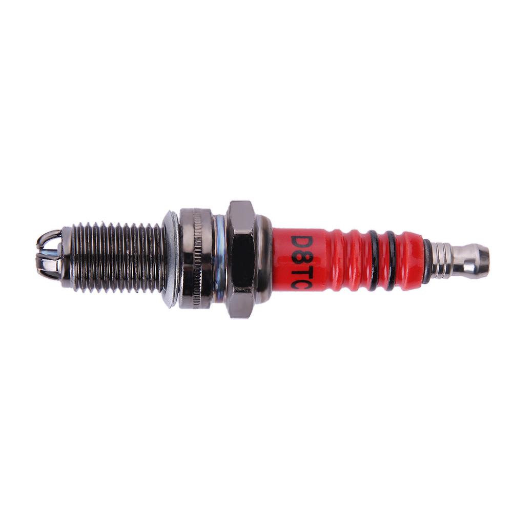 

D8TC High Performance 3-Electrode Motorcycle Spark Plug for Honda Yamaha, 501 Original