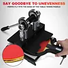 [US Local Warehouse] Table Tennis Racket Rubber Cutting Machine Precision Table Tennis Rubber Cutter Double Roller Bearing Design with 8mm Thickness Base Plate Effortless Edge Trimming Pasting for Ping Pong Bat