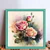 Flowers-11CT Stamped Cross Stitch 40*40cm/15.75*15.75in