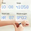 Smart Ring with Display Screen Fitness & Health Tracker Fitness Rings IP68 Waterproof with Call Notification for Both Women and Men