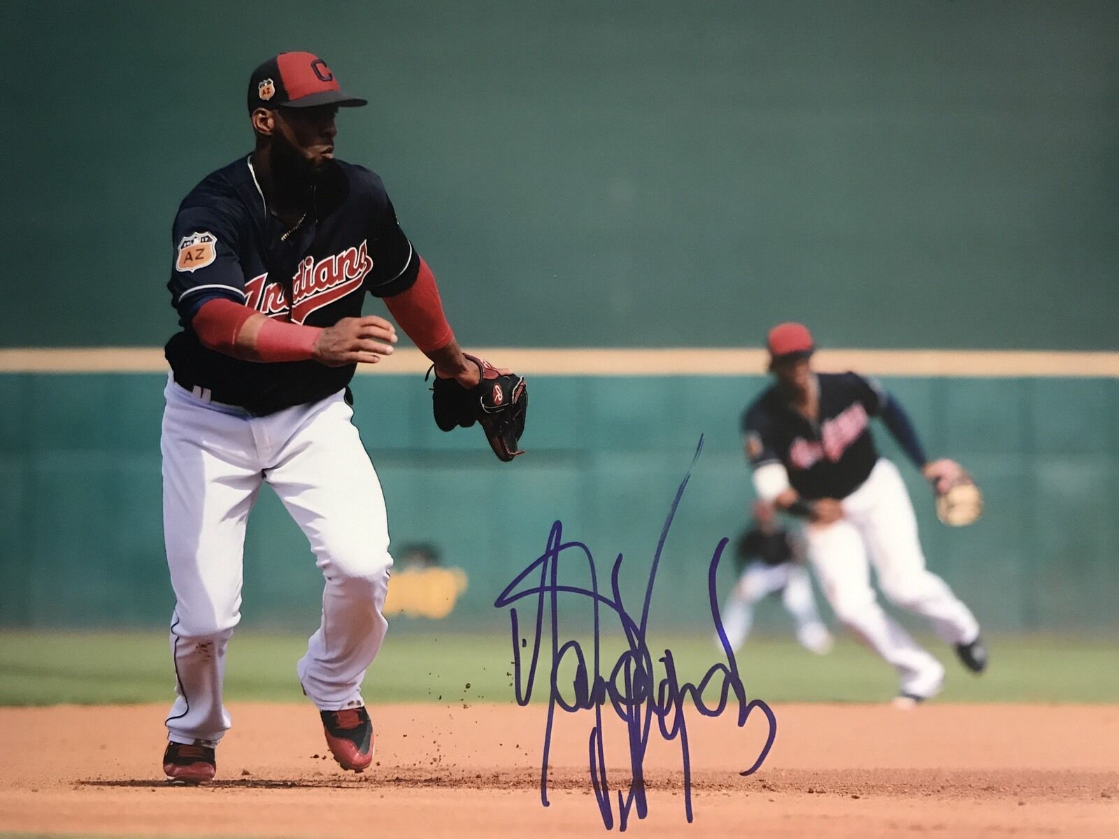 Yandy Diaz Signed Autographed 8x10 Photo Poster painting Cleveland Indians Cuba Rare Coa