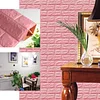 10 Pack | Black Foam Brick Peel And Stick 3D Wall Tile Panels - Covers 58sq.ft