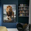 Lion-11CT Stamped Cross Stitch 40*70cm(Big Size)