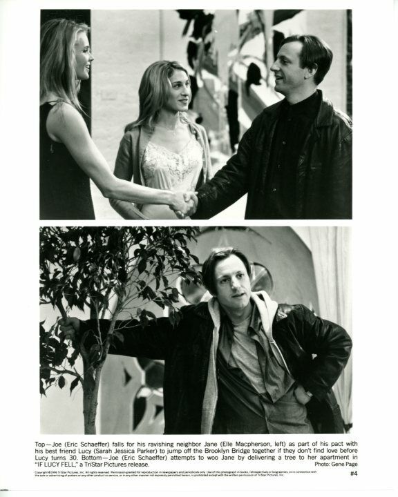 Elle Macpherson Sarah Jessica Parker Eric Schaeffer If Lucy Fell Press Photo Poster painting