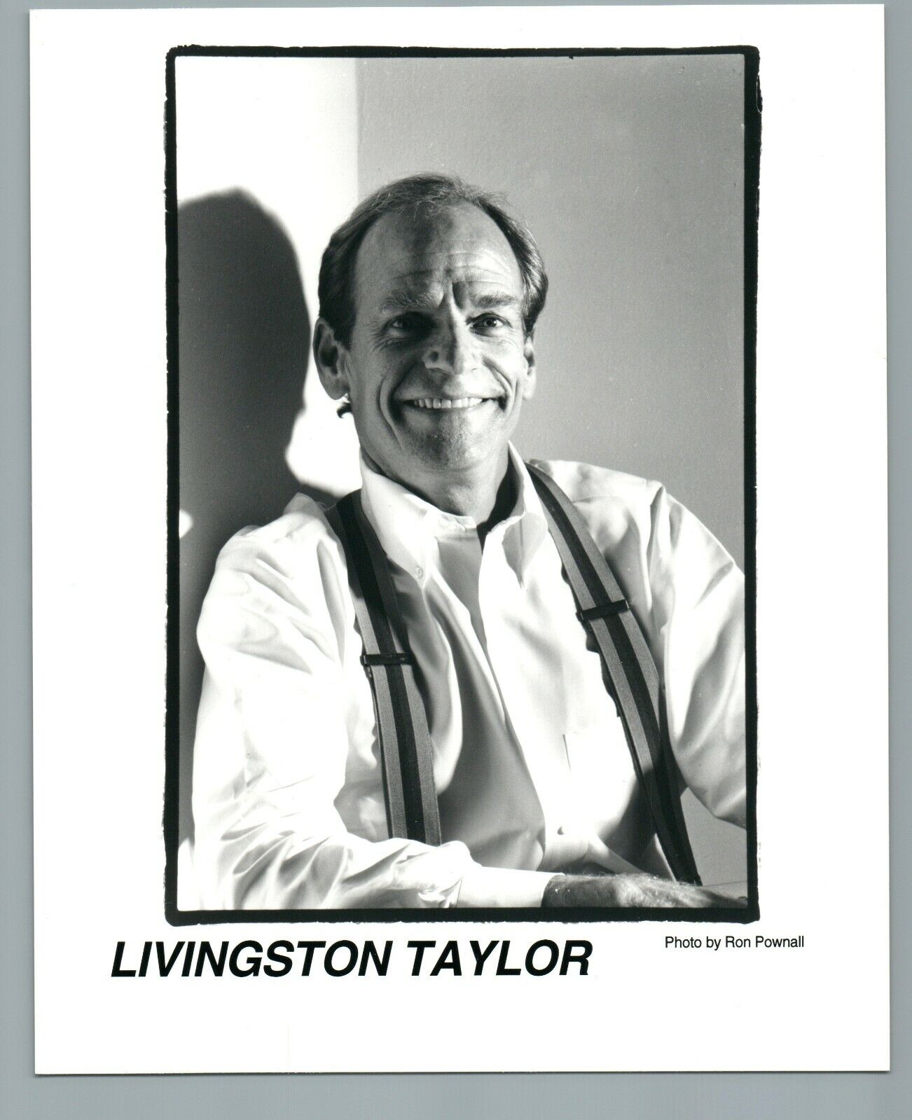 LIVINGSTON TAYLOR Folk Pop Music 8x10 Promo Press Photo Poster painting by Ron Pownall