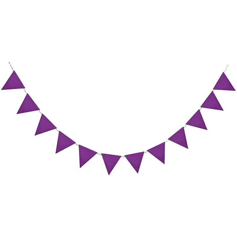 Multicolor Non-woven Pennants Bunting Banner Wedding/Valentine's day/birthday party Flags Hang Garland Decoration Supplies cheap