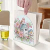 Diamond Painting Acrylic Birds Napkin Holder Set Home Decor