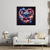 Stitch Heart Flower-11CT Stamped Cross Stitch 45*45cm tapestrymarket