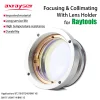 Raytools BM114S Collimating & Focusing Lens D37 F100 & D38.1 F200mm 1064 JGS1 with Lens Holder for Laser Cutting Head BM114 6KW