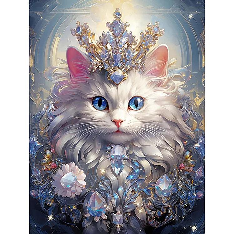 Diamond Painting - Full Round - Diamond Cat(30*40cm)