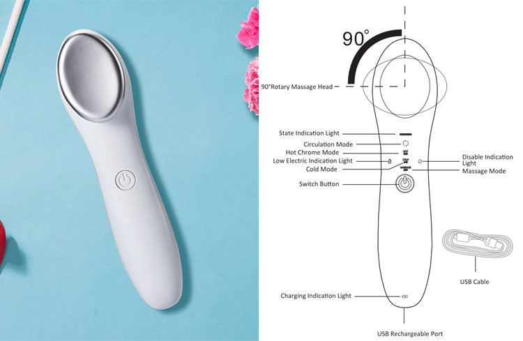 Removal Device Open Pores Beauty Machine Ion Tools Personal Massage Tool Set Facial Massager Electric Face Wrinkle Remover