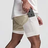  **Men's Performance Running Shorts with Secure Phone Pocket** by Inlyline
