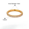 Bling Zircon 18K Golden Ring
