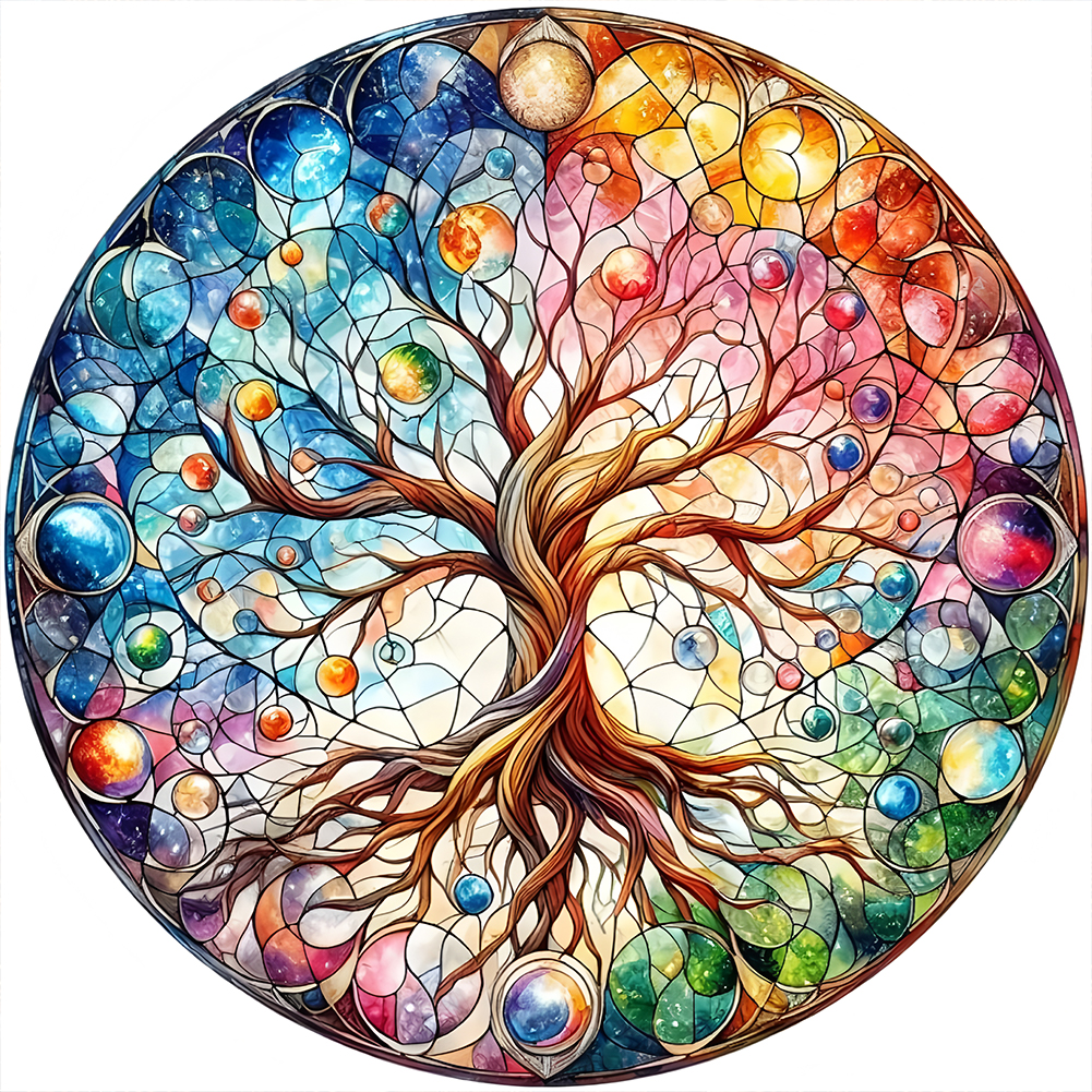 Tree Of Life 40*40cm(canvas) full round drill diamond painting