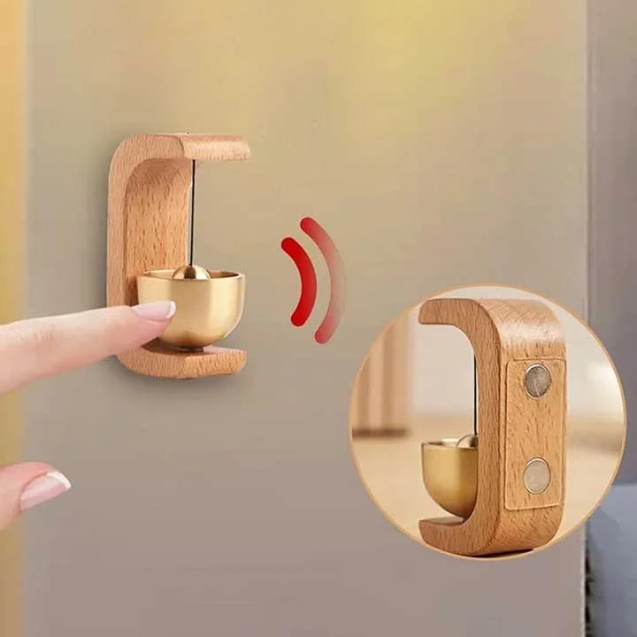 Wooden C - Shaped Wind Chime