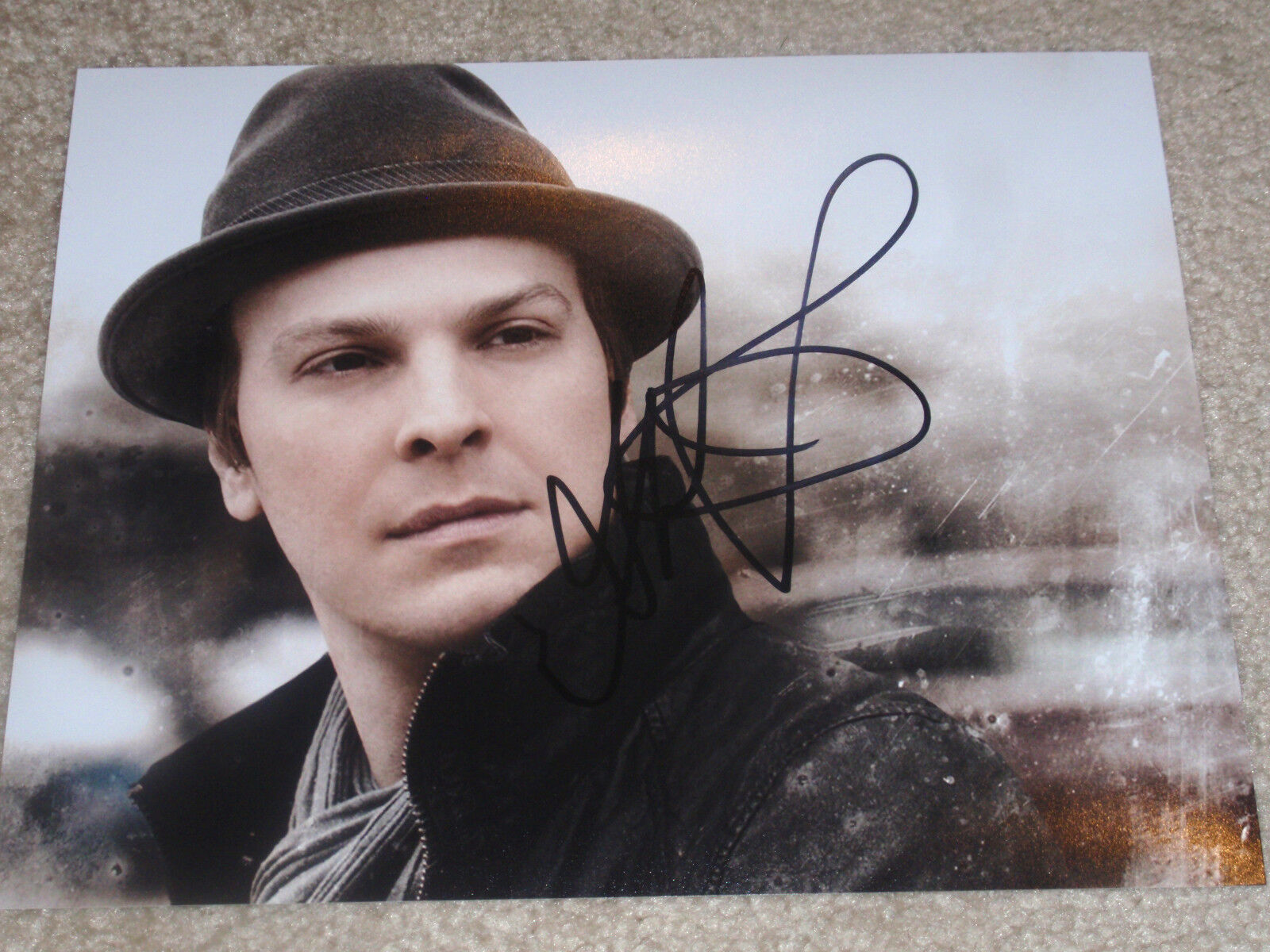 SINGER GAVIN DEGRAW SIGNED 8X10 Photo Poster painting W/COA NOT OVER YOU SWEETER