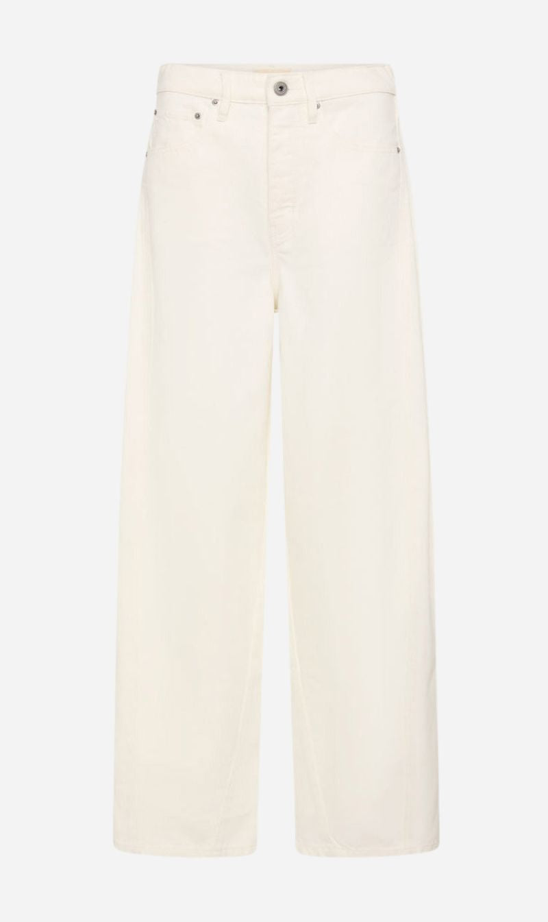 St Agni | Mid Rise Balloon Jeans by Outland Denim - White