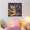 Dragon Reading A Book-11CT Stamped Cross Stitch 40*40cm/15.75*15.75in