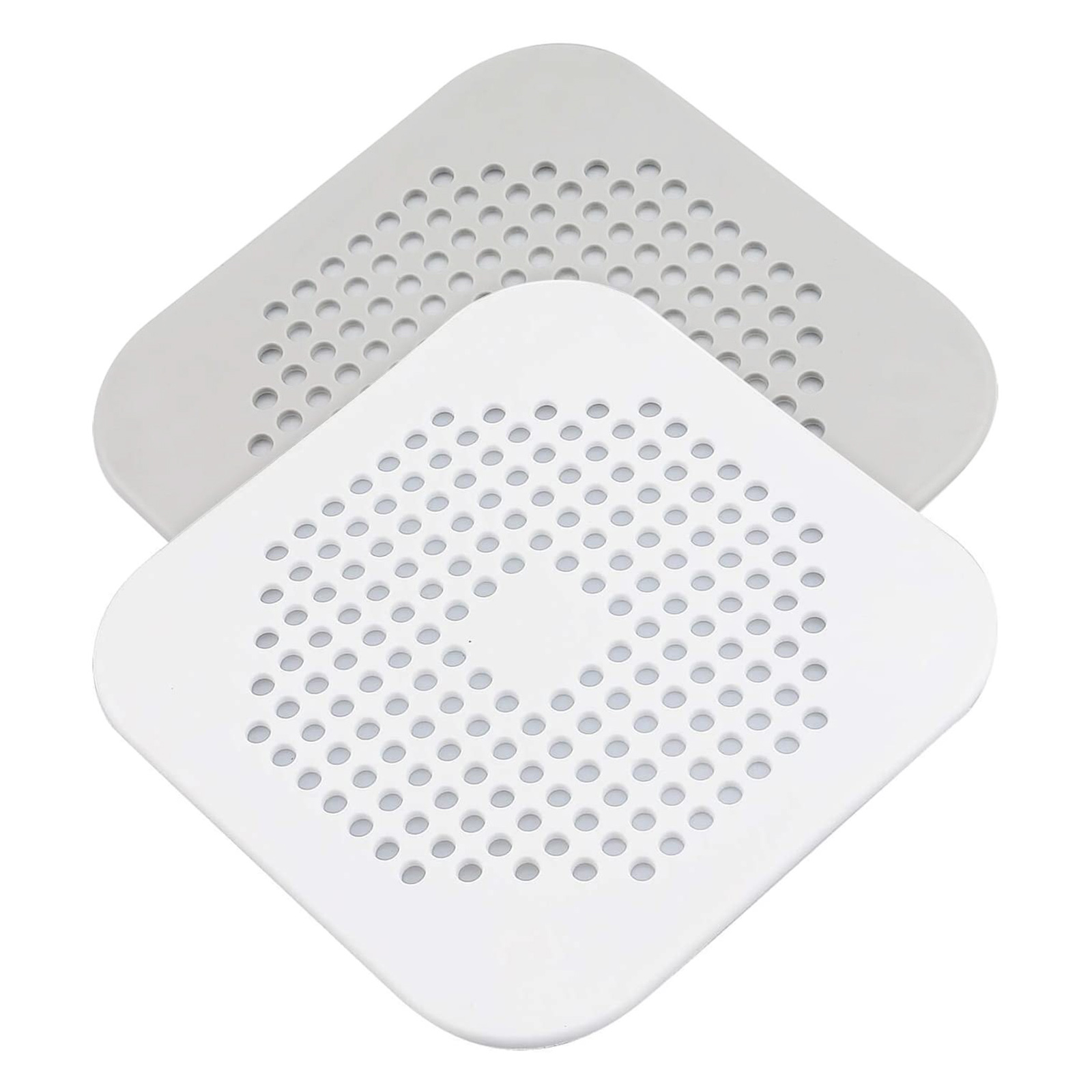 

Drain Hair Catcher - Shower Hair Drain Cover Hair Stopper with Suction Cup, White, 501 Original